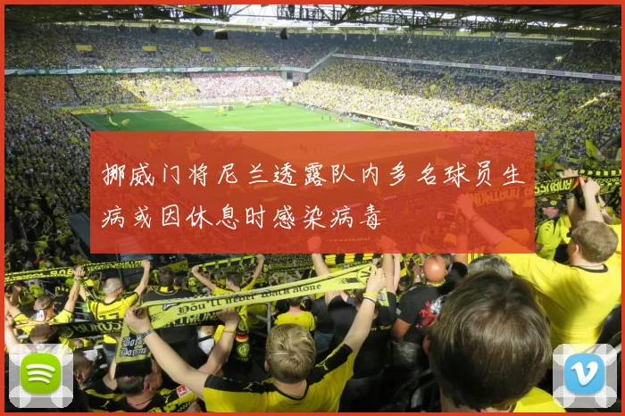 挪威门将尼兰透露队内多名球员生病或因休息时感染病毒